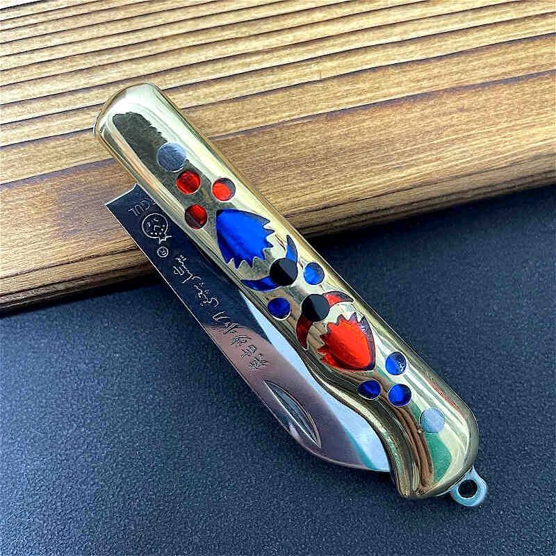 正品 手工制作英吉沙高端水果刀小刀户外精美