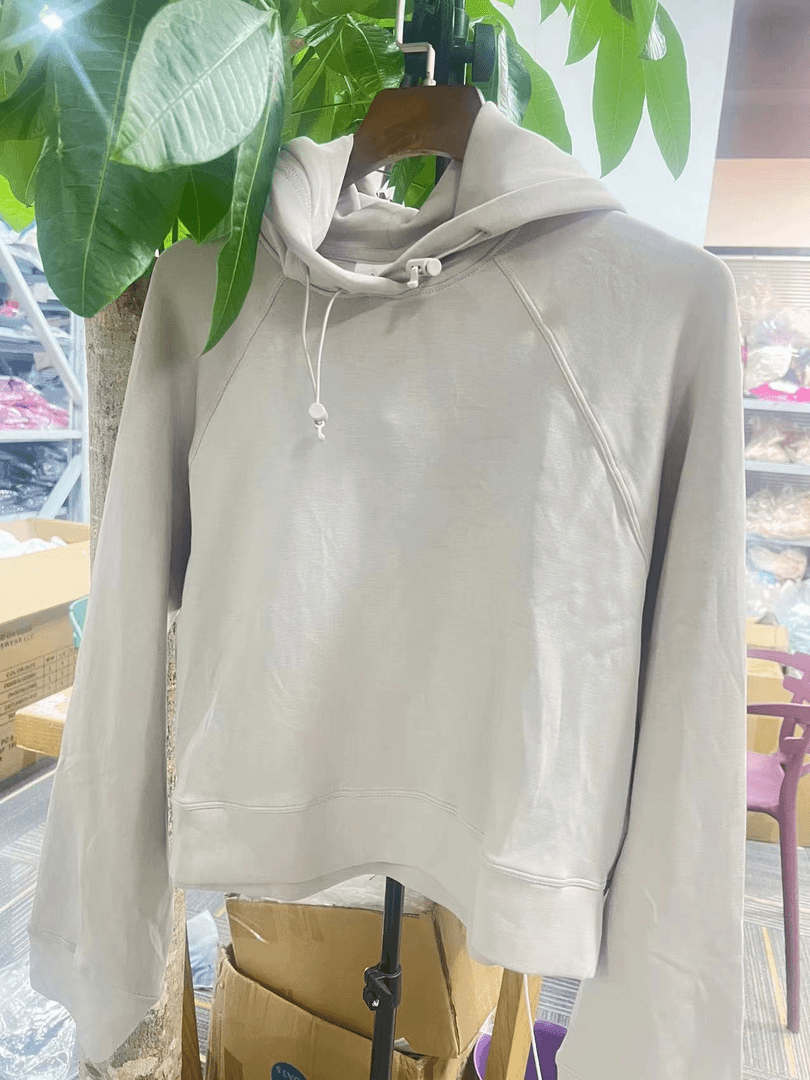 女款卫衣糯感浅咖