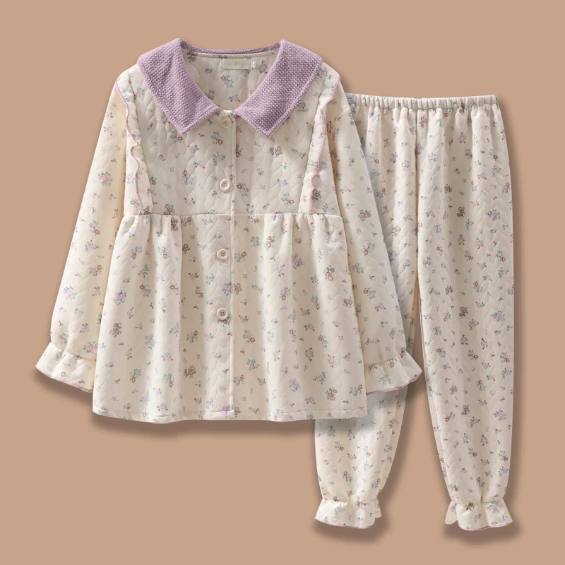 维雨加肥加大码200斤产后月子服秋冬10-11月份产妇待产服孕妇睡衣