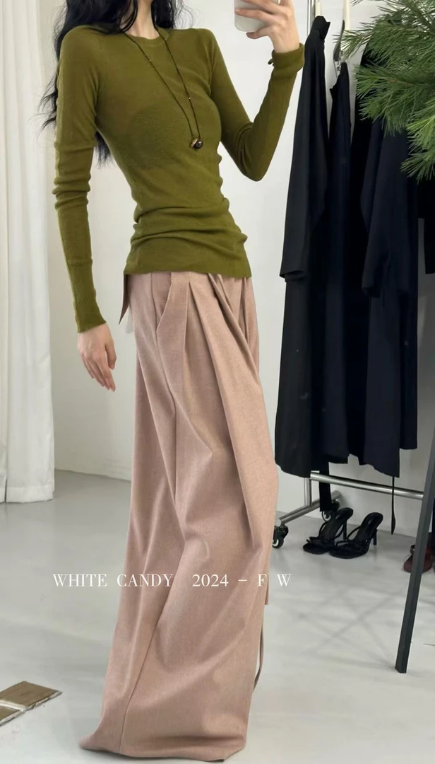 赫拉60支33超细羊毛打底衫 H24109（福福）