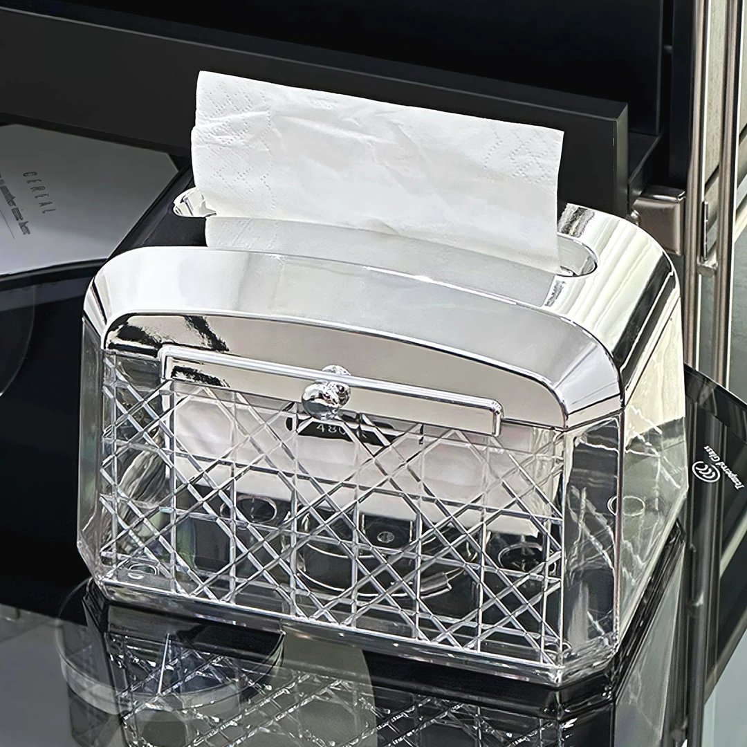高颜值纸巾盒2024新款家用客厅桌面创意抽纸盒餐厅餐巾纸收纳盒子