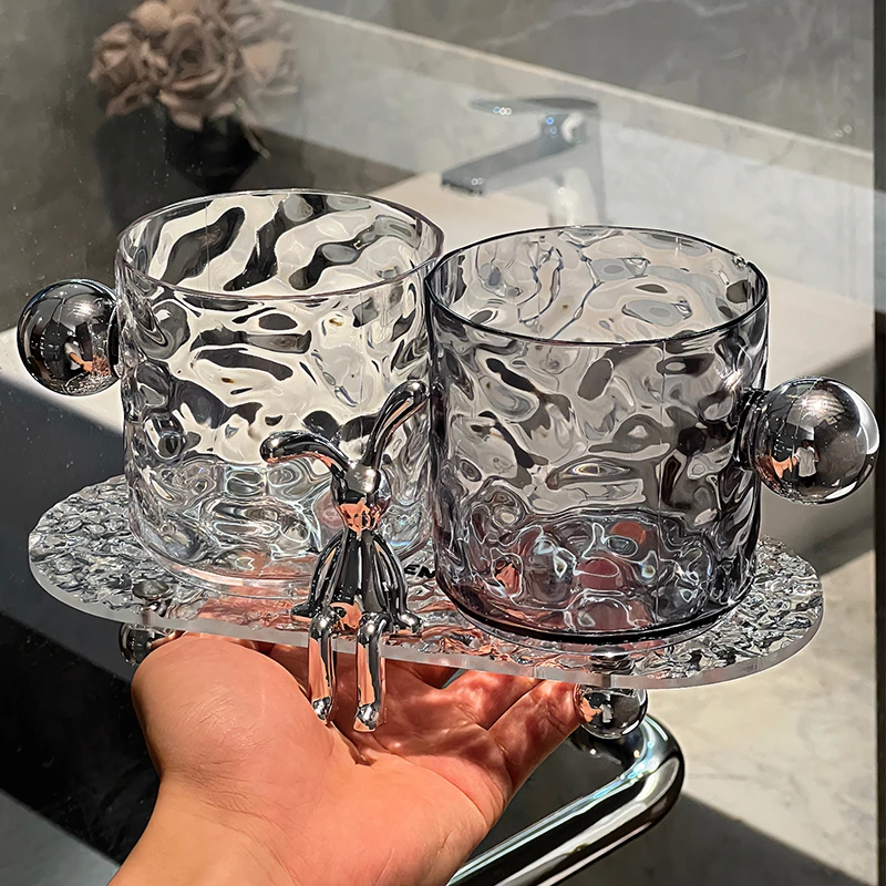 高颜值漱口杯情侣刷牙洗漱杯子套装牙刷遬口杯家用牙缸牙具杯新款