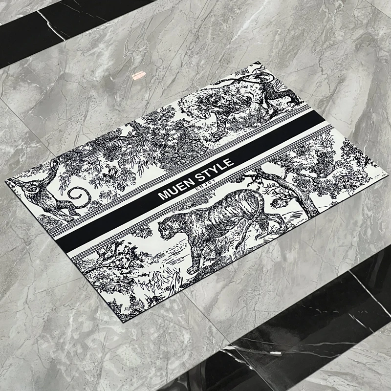 高档入户门地垫浴室硅藻泥吸水地垫厕所卫生间防滑垫2025新款脚垫