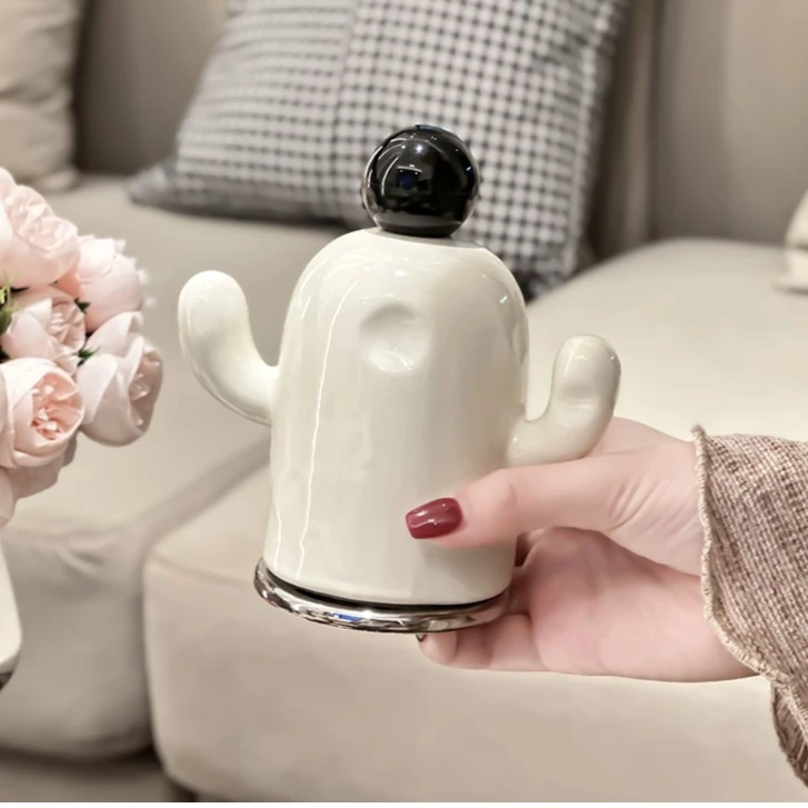 仙人掌牙签盒2025新款家用个性创意棉签牙签筒桌面高档牙线收纳盒