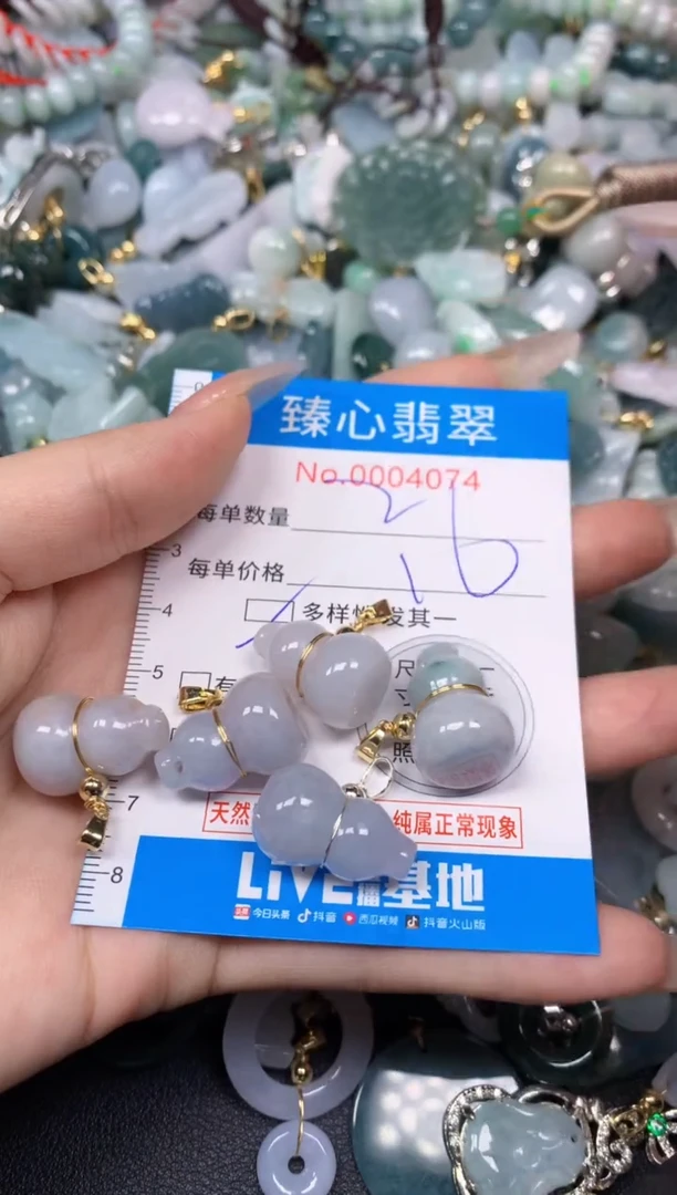 【闪购商品】翡翠颈饰未镶嵌含绳0004074