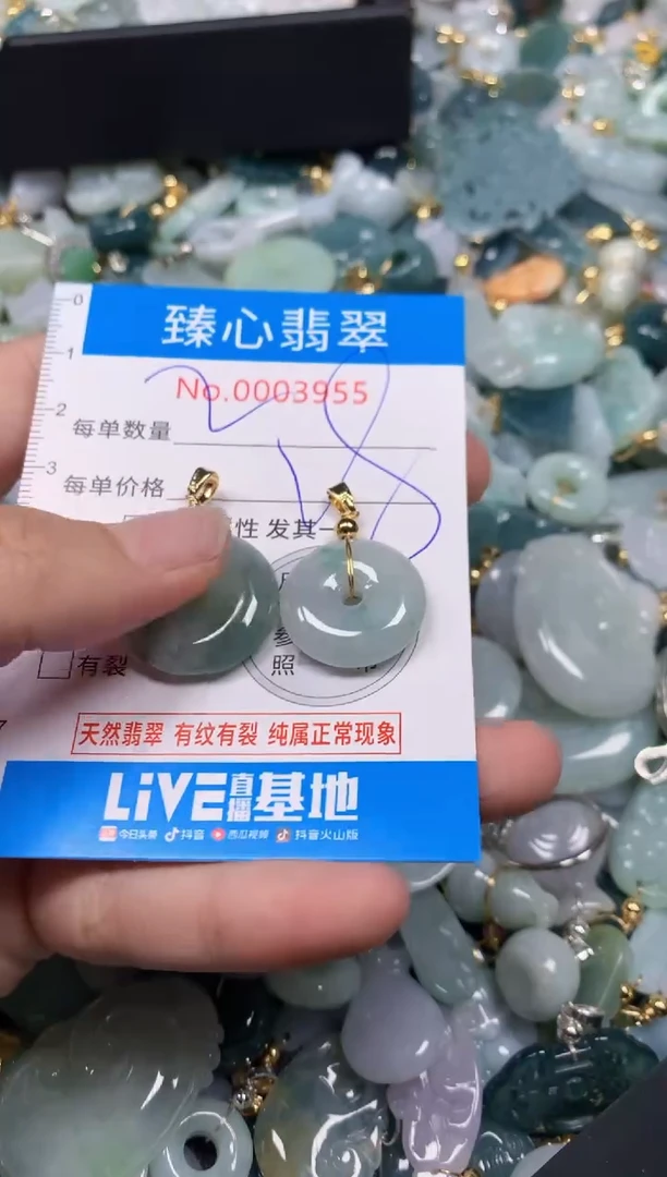 【闪购商品】翡翠颈饰未镶嵌含绳0003955