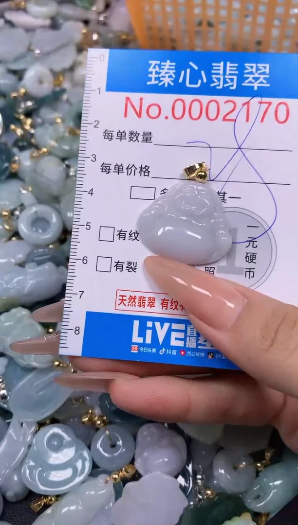 【闪购商品】翡翠颈饰未镶嵌含绳0002170