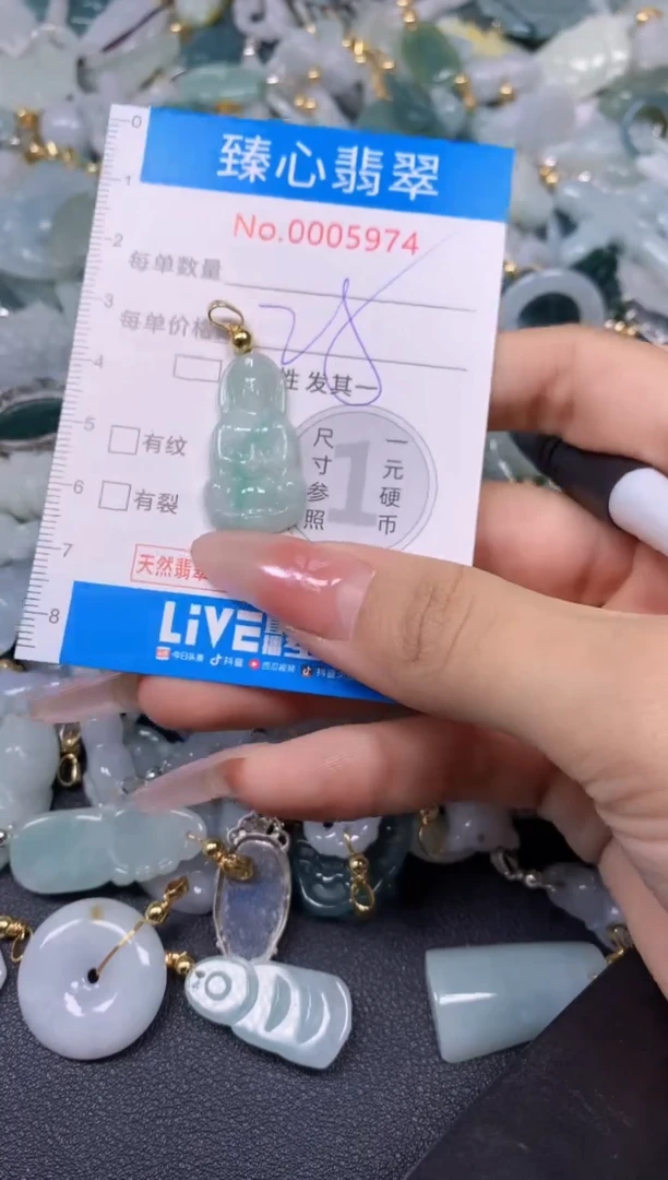 【闪购商品】翡翠颈饰未镶嵌含绳000