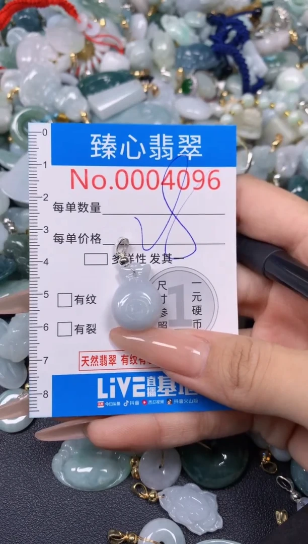 【闪购商品】翡翠颈饰未镶嵌含绳0004096