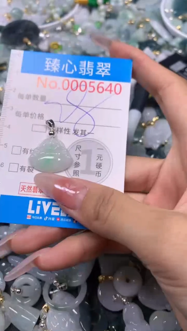 【闪购商品】翡翠颈饰未镶嵌含绳0005640