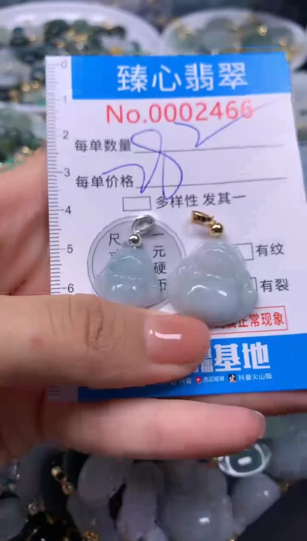 【闪购商品】翡翠颈饰未镶嵌含绳0002466