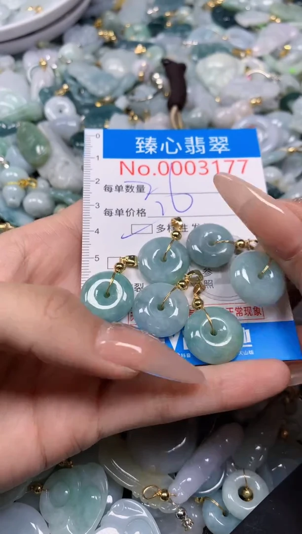 【闪购商品】翡翠颈饰未镶嵌含绳0003177