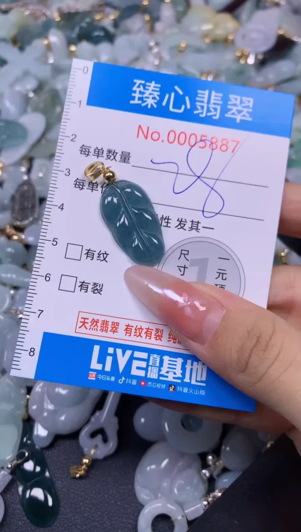 【闪购商品】翡翠颈饰未镶嵌含绳0005887