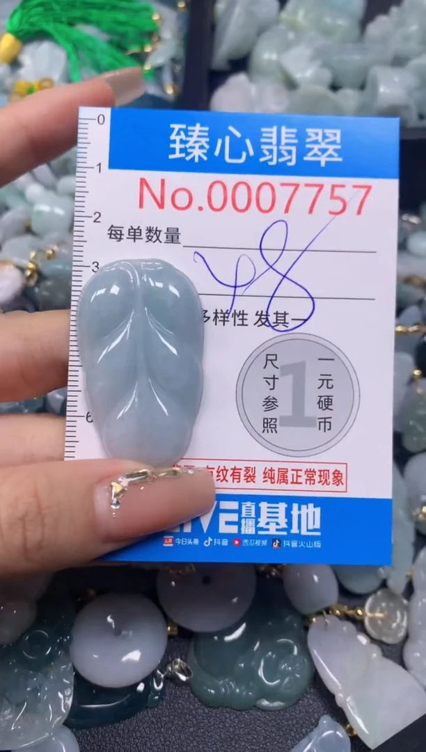 【闪购商品】翡翠颈饰未镶嵌含绳0007757