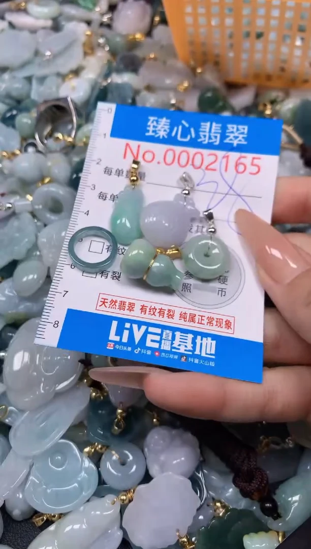 【闪购商品】翡翠颈饰未镶嵌含绳0002165