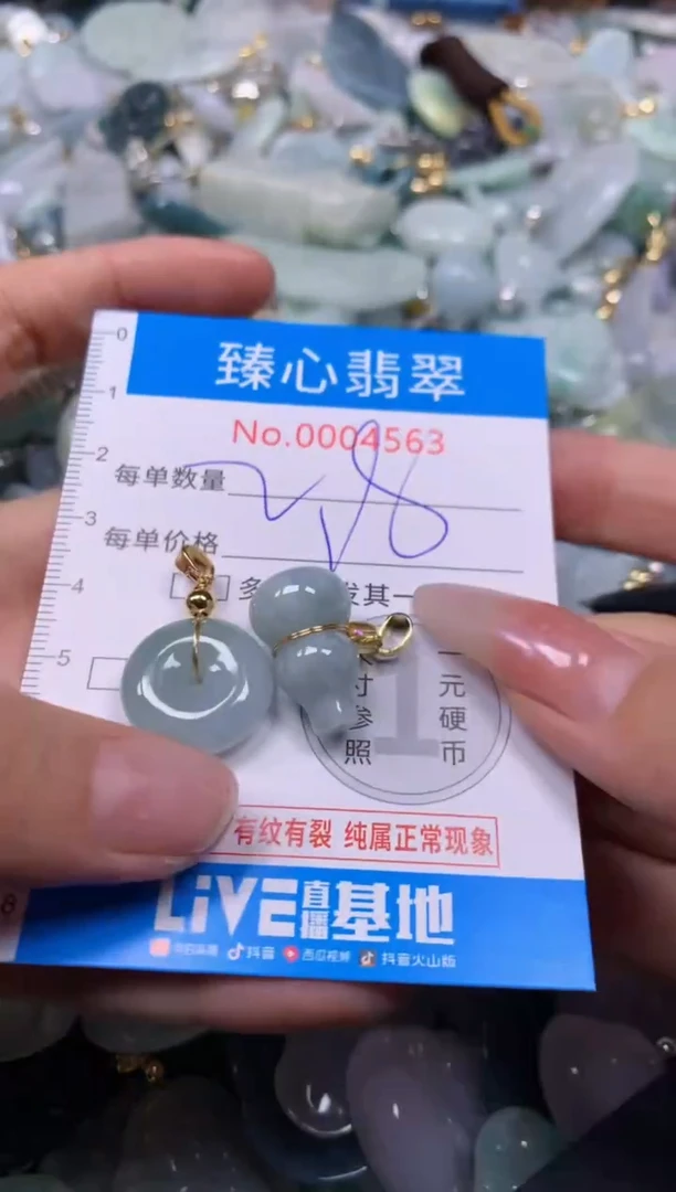 【闪购商品】翡翠颈饰未镶嵌含绳0004563