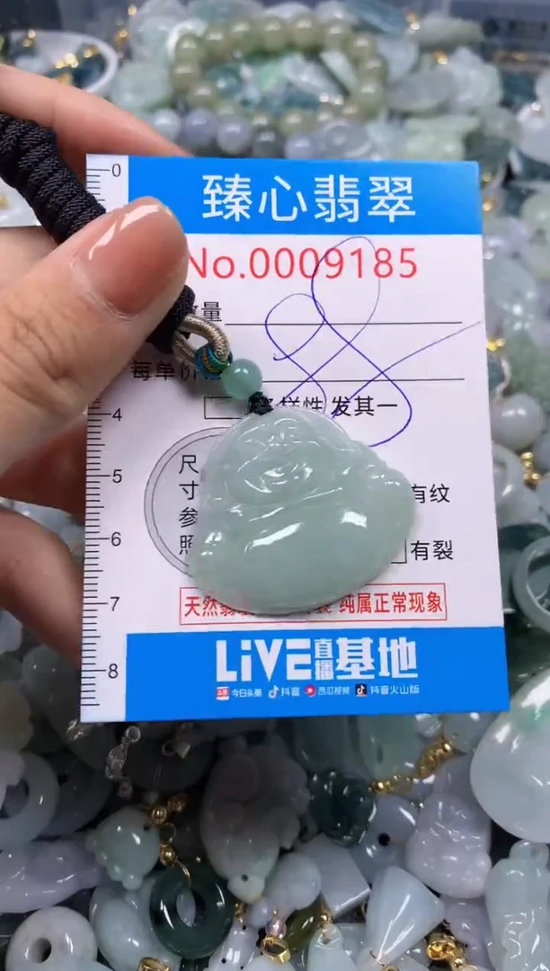 【闪购商品】翡翠颈饰未镶嵌含绳0009185