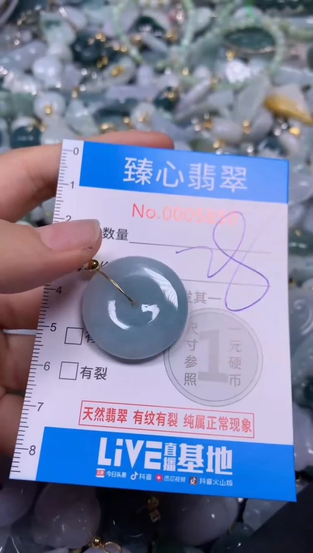 【闪购商品】翡翠颈饰未镶嵌含绳0005850