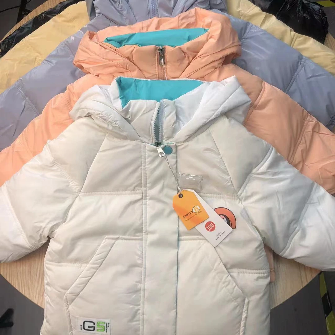 【反季】儿童免洗羽绒服连帽女宝冬季中小童