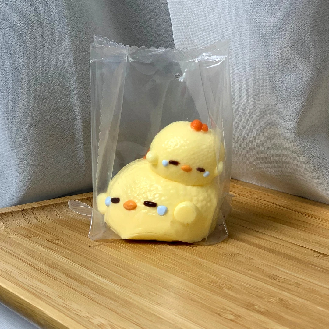 【子母款小鸡】❤硅胶捏捏乐❤奶油泥感