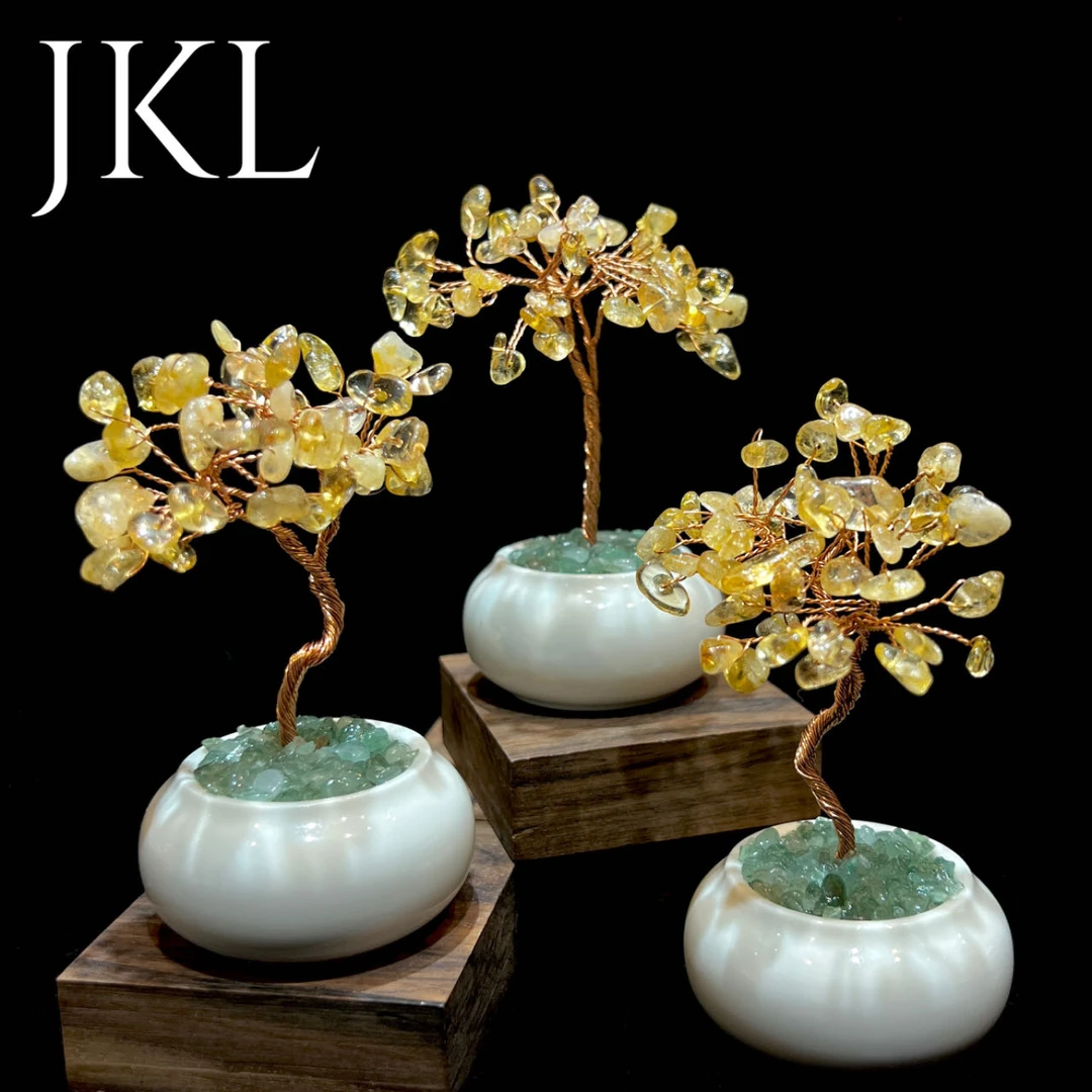 【金凯麟金凯店】黄水晶纯手工工艺摆件轻奢精美饰品多样性发一件