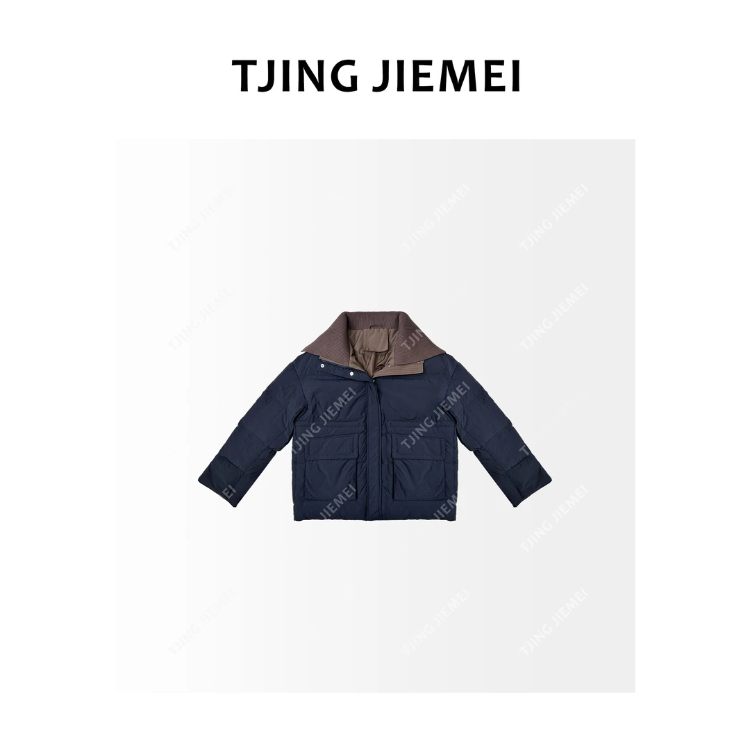 T井姐妹【冬日英伦】短款时尚休闲羽绒服外套