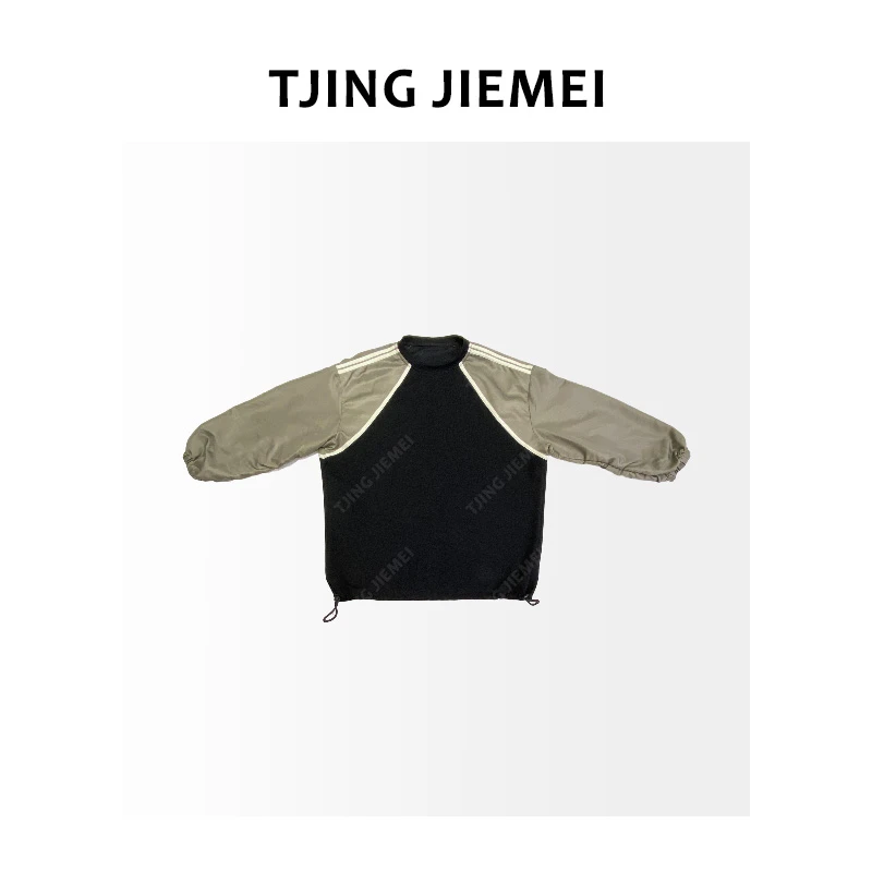 T井姐妹【运动风】设计感宽松长袖卫衣