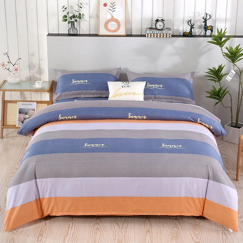 加厚磨毛被罩单件AA版斜纹被套学生宿舍单人双人家用不起球大被套