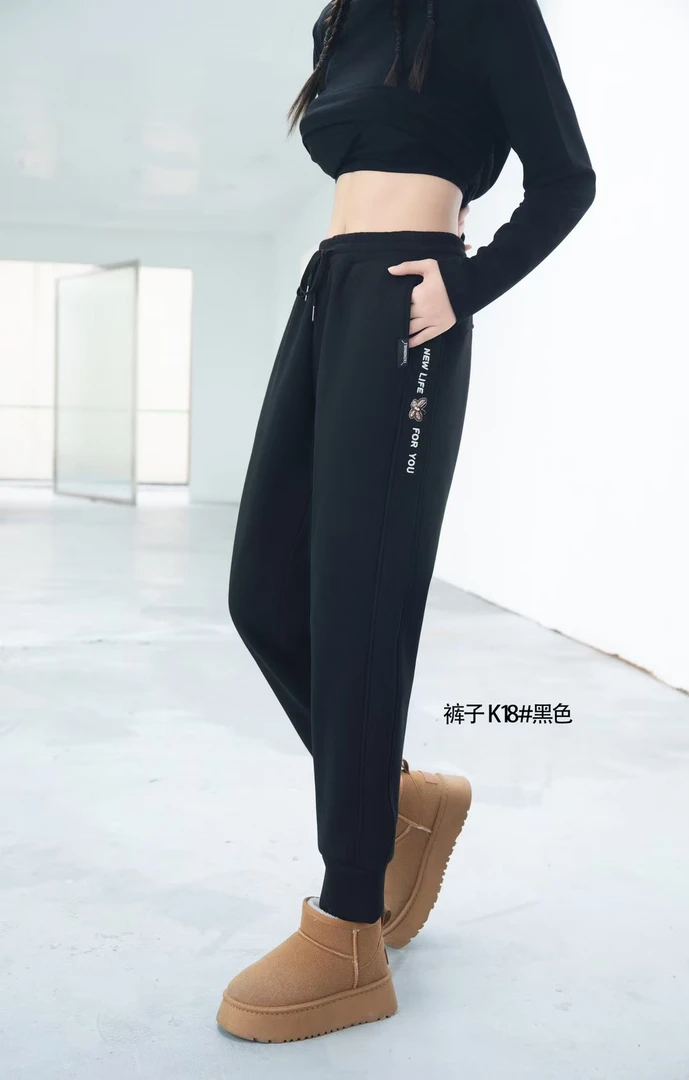 冬季加绒加厚休闲裤