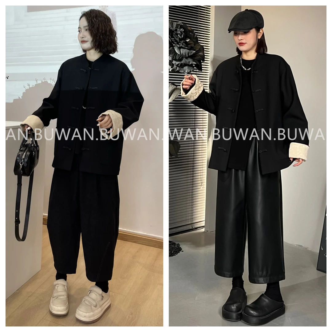 【BUWAN】（米哥同款）老钱风五粒扣新中式小立领外套【男女同款】8567