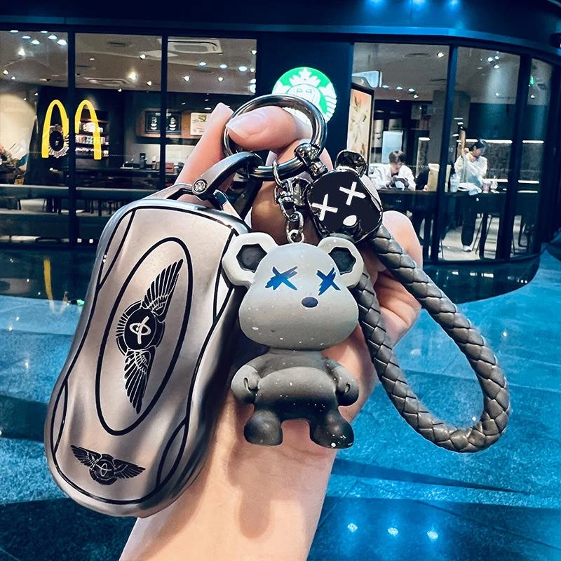 二喵24款丰田车钥匙套卡罗拉雷凌保护套亚洲龙锋兰达汉兰达高档扣