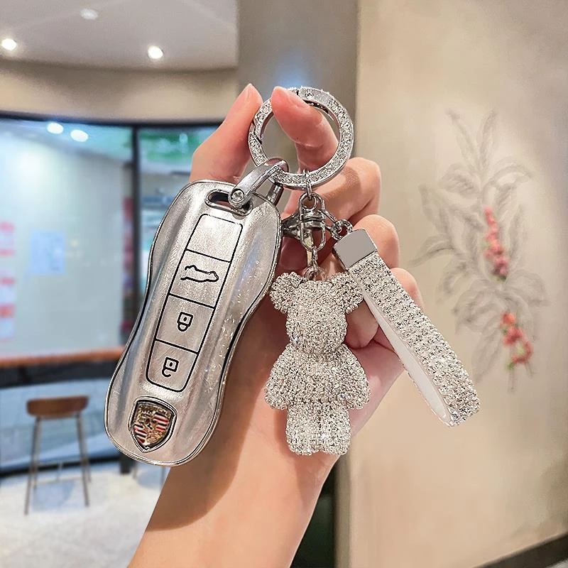 保时捷钥匙壳套2024新款macan卡宴911车taycan帕拉梅拉cayenne扣