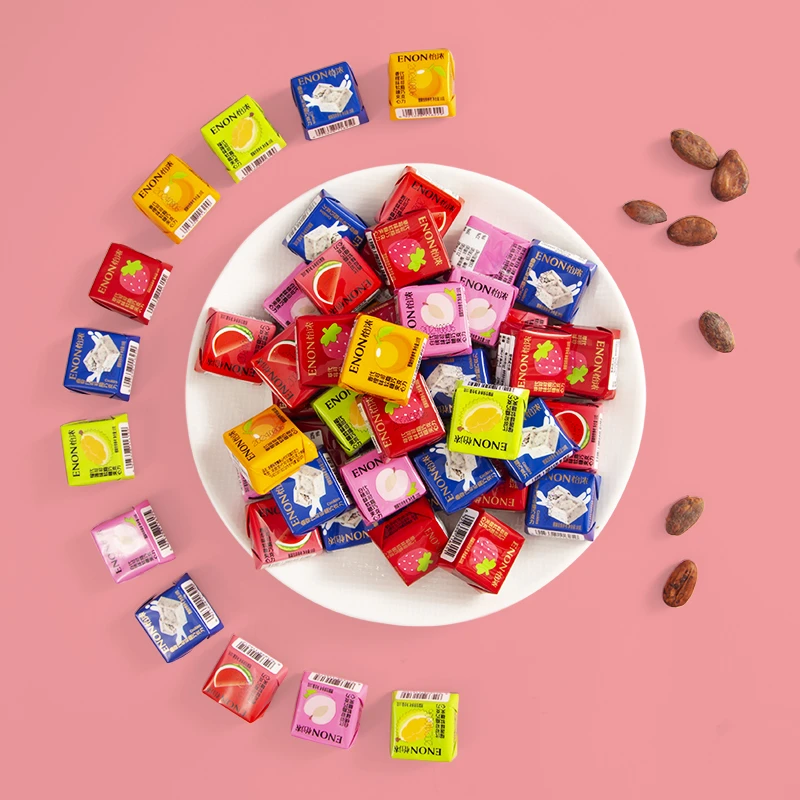 【团购单】巧乐思夹心巧克力办公室休闲零食Q弹软糖草莓巧克力