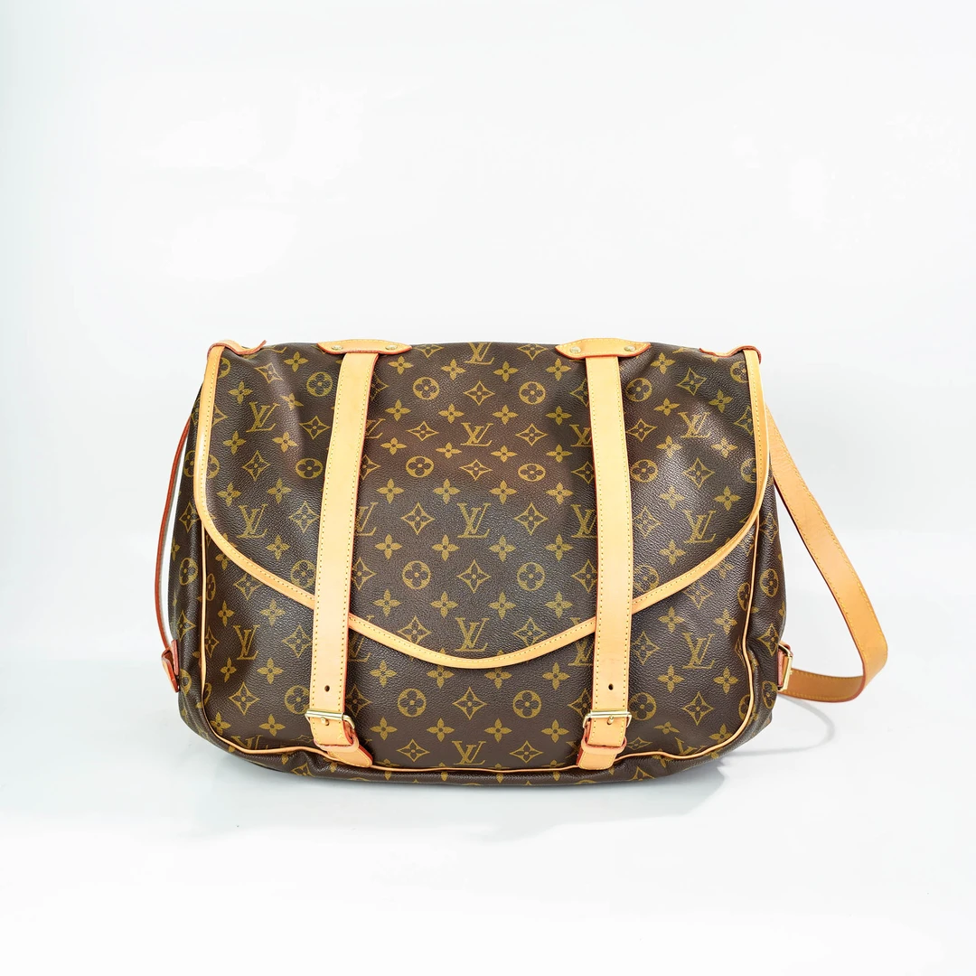 修复品lv 更换植鞣革 双子星斜挎包大号