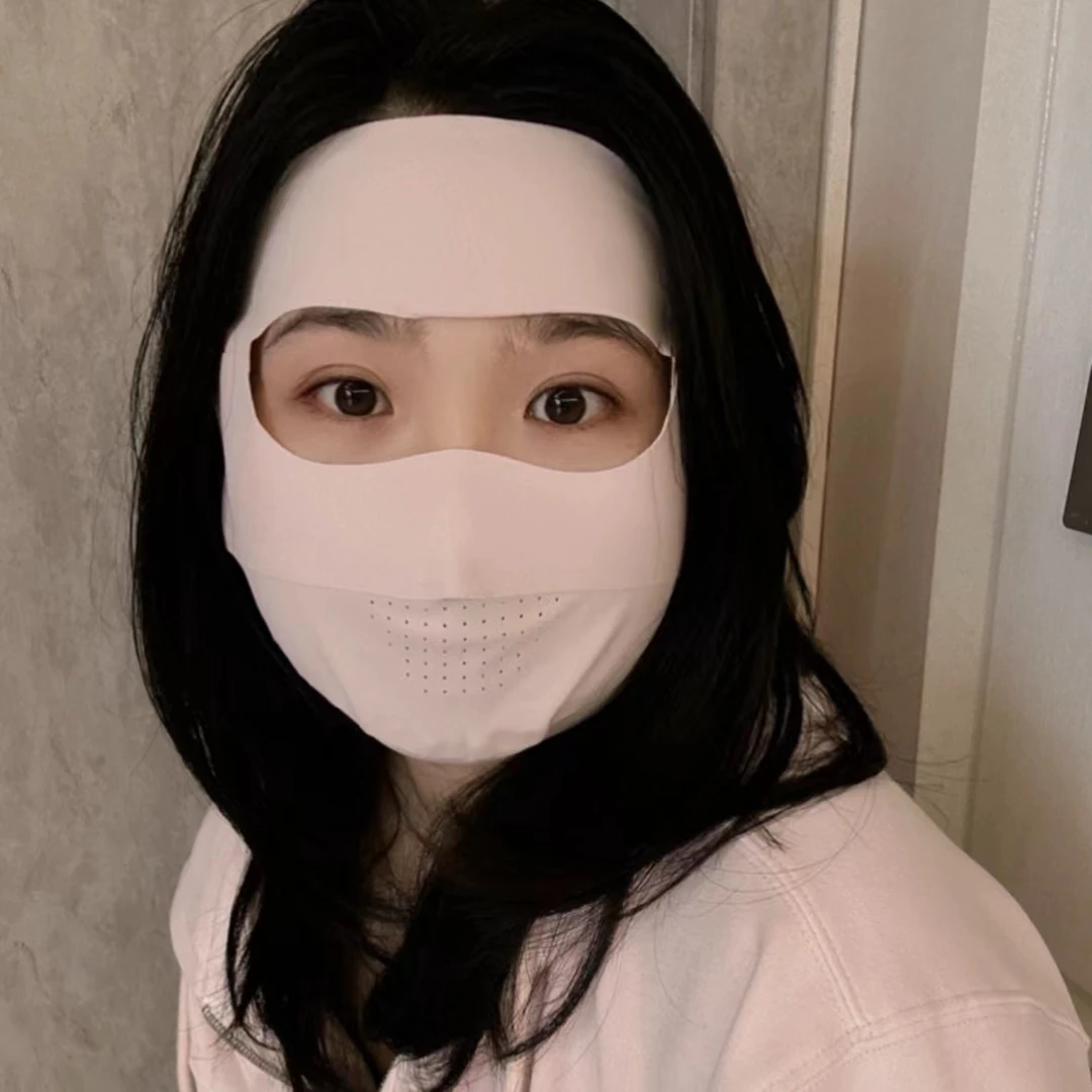 【森林推荐】无痕全脸凉皮防晒面罩防紫外线upf50+脸基尼开车遮阳