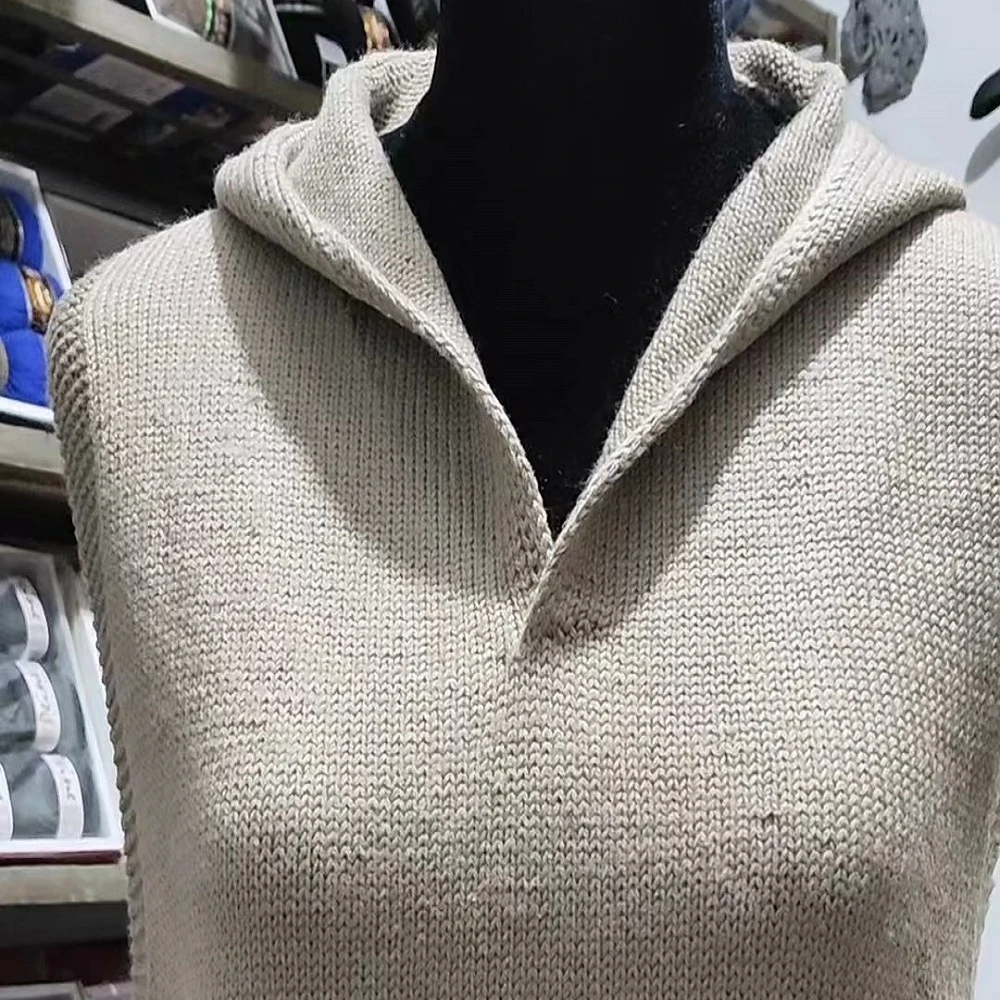 带帽休闲毛衣教程