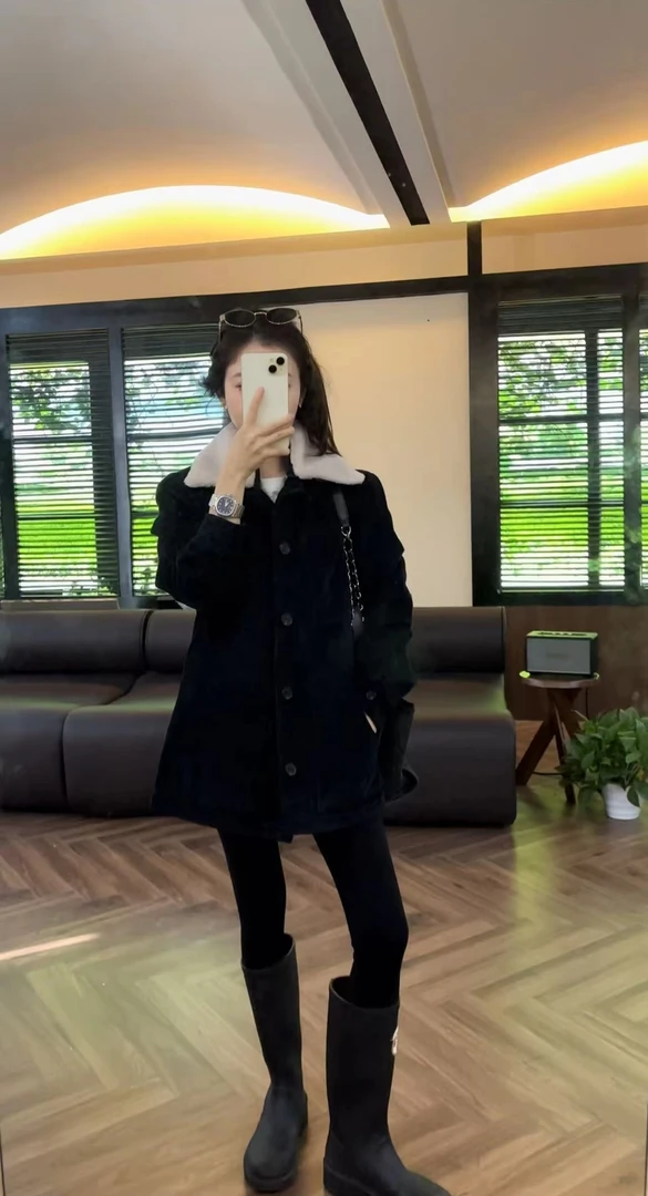 Honey Slurp【天美】9910牛仔飞行棉服时尚休闲款