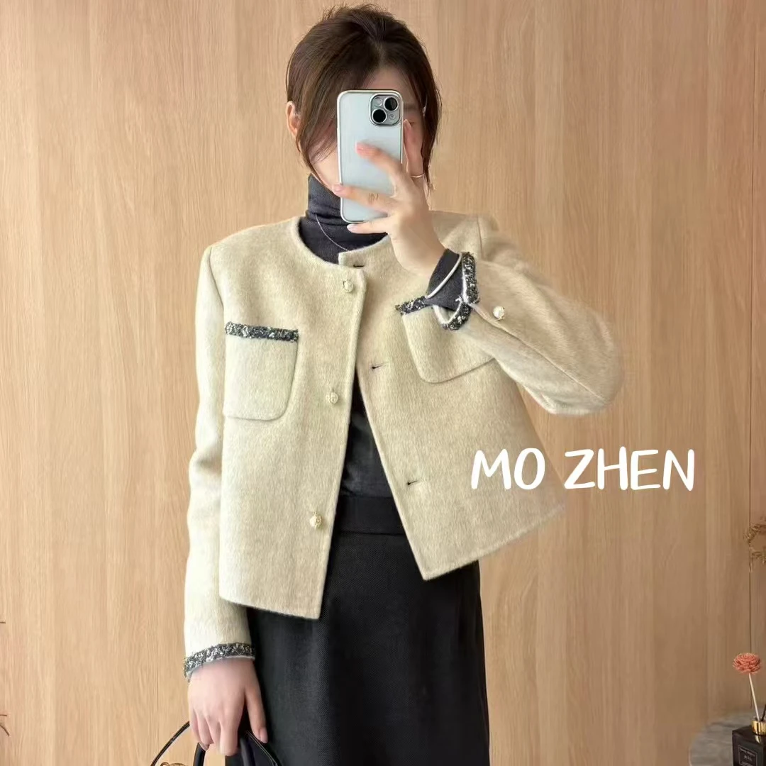 【小香风高定短款】气质秋冬百搭时尚女装上衣女外套