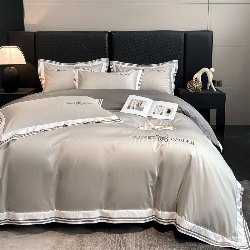 秋冬季新款全棉轻奢四件套家用保暖时尚高级感套件不起球a类母婴