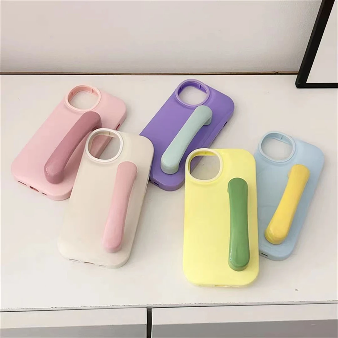 冰箱门把手苹果手15 14网红同款手机壳13promax少女简约12小清新