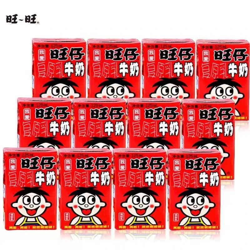 WANT-WANT/旺旺旺仔125ML*12盒儿童早餐网红复原乳-新日期