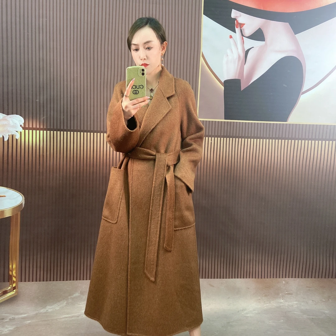 【优莎】Q5206秋季新款时尚穿搭双面尼气质百搭轻奢女装休闲外套