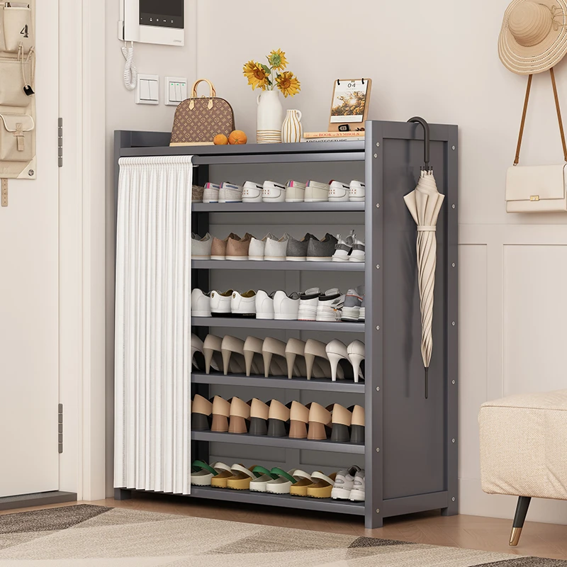 防灰尘鞋柜多层门口鞋架玄关楼道收纳大容量宿舍收纳入户简易家用