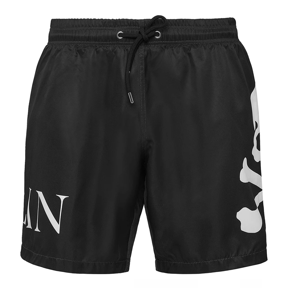 男装薄款速干骷髅头印花泳裤 MMT0312