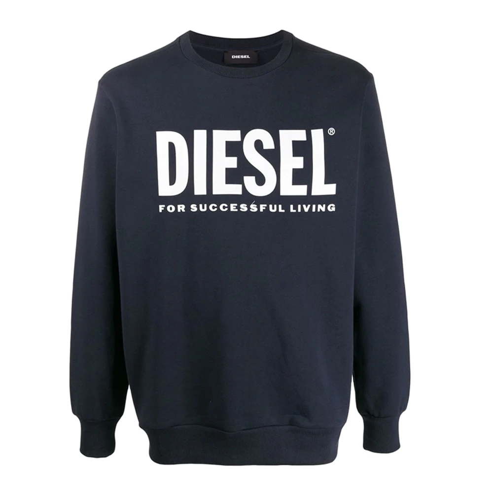 Diesel迪赛男士纯棉多色可选印花圆领长袖卫衣上衣 00SWFH 0BAWT