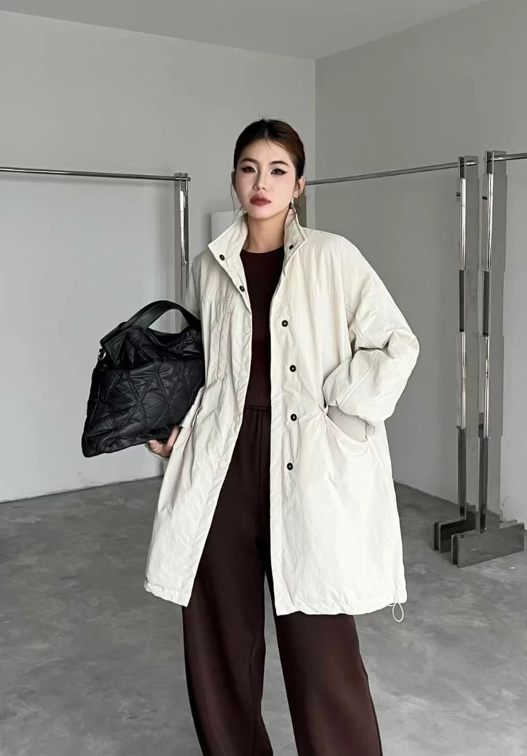 时尚休闲设计女款潮流减龄加棉韩版外套