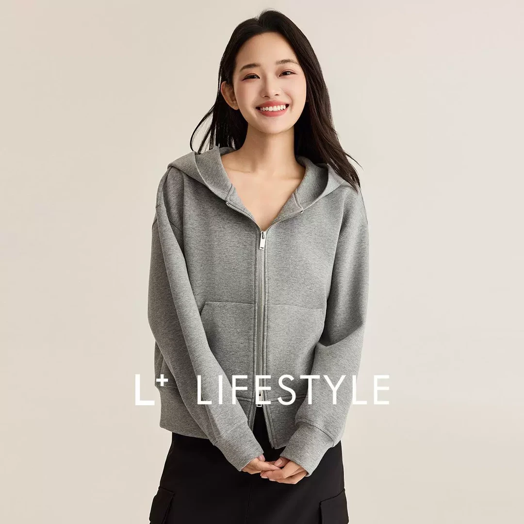 【小余专属lifestyle】开衫连帽卫衣 L3437599