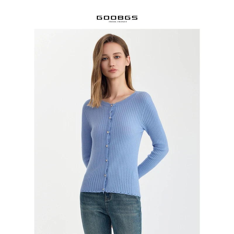 【小余专属】G4374421-6修身长袖针织毛衫