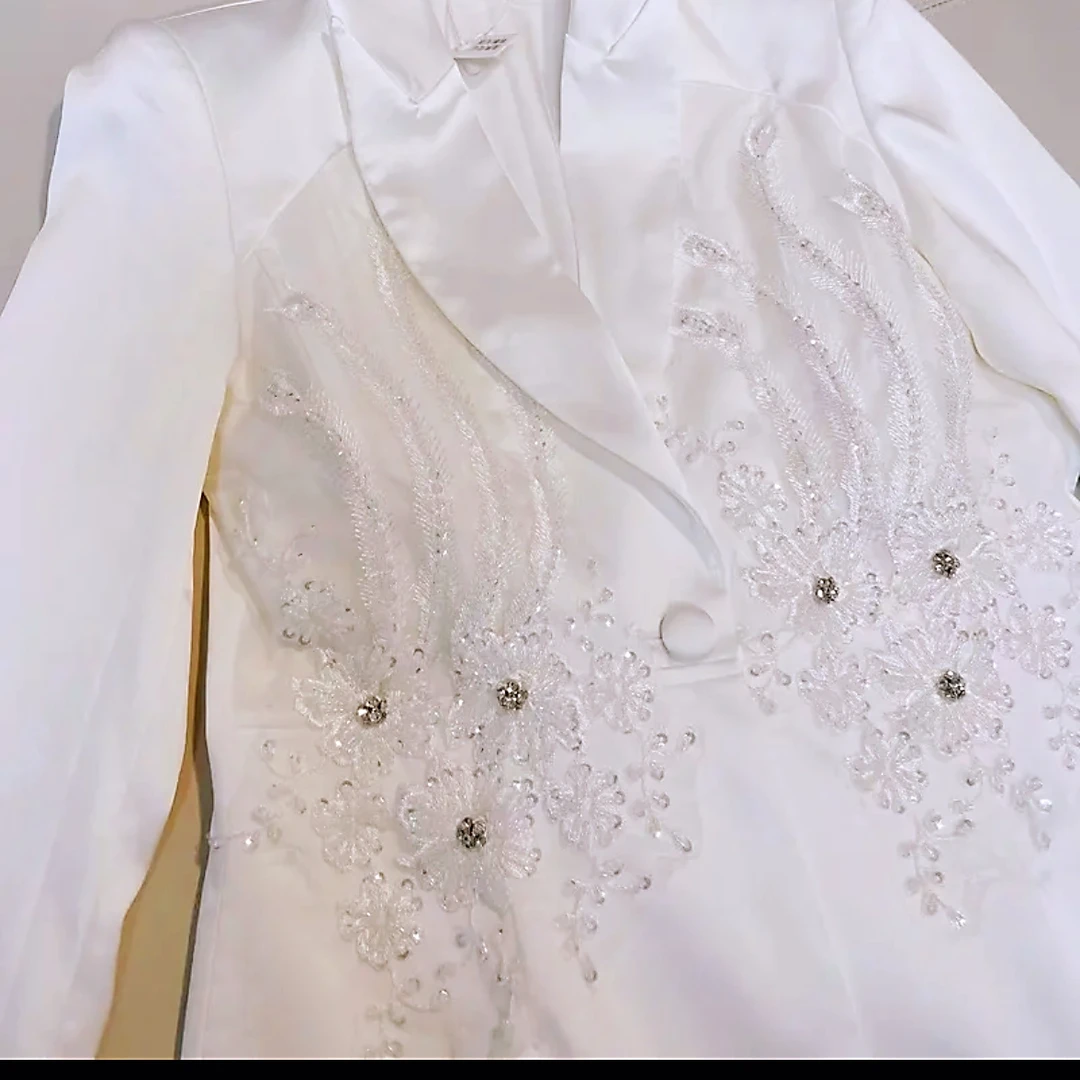 80号【DIY】服饰配件三朵花贴布