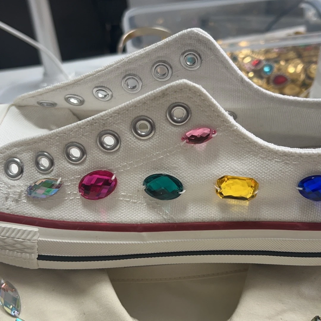417号【DIY】服饰配件手缝彩色混合型亚克力百搭钻饰品